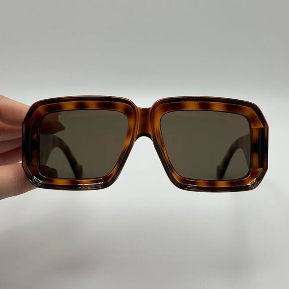 NEW LOEWE LW40064U 5652G Shiny Dark Havana Brown Women - Picture 4 of 13